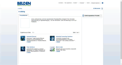 Desktop Screenshot of e-catalog.beldensolutions.com