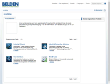 Tablet Screenshot of e-catalog.beldensolutions.com